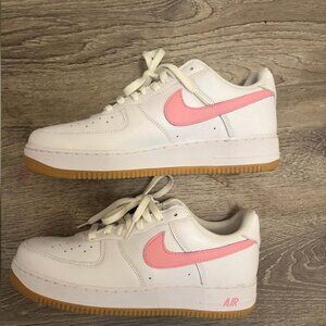 Nike Air Force 1 Low Retro | Size 10 | White Pink Gum | Men